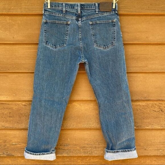 Vintage Wrangler Y2K Regular Fit Lightly Distressed and Faded Loose Fit Jeans - Picture 8 of 12